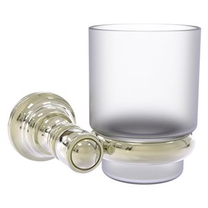 Allied Brass Carolina Polished Nickel Brass Tumbler and Toothbrush Holder