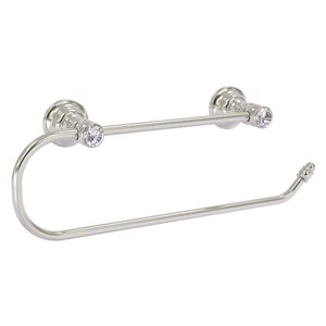 Allied Brass Metal Mounted Satin Nickel Paper Towel Holder