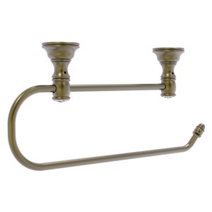 Allied Brass Metal Antique Brass Under Cabinet Paper Towel Holder