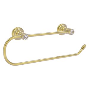 Allied Brass Metal Mounted Satin Brass Paper Towel Holder