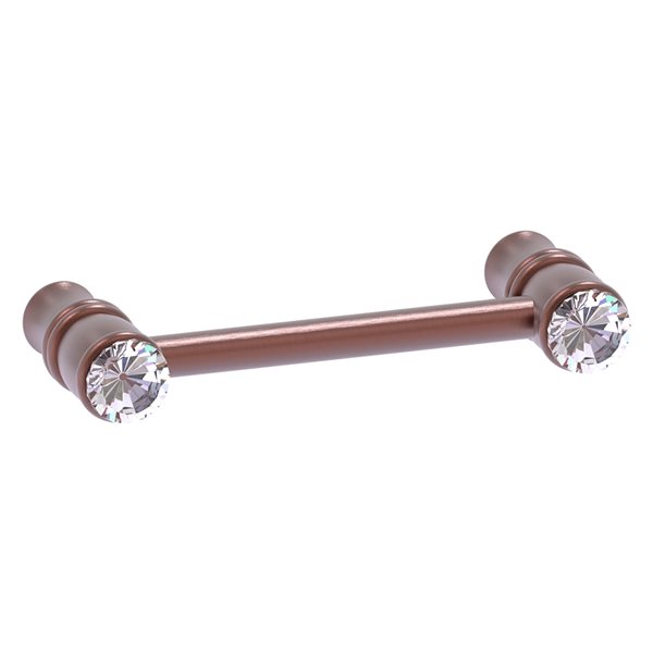 Allied Brass 3in Centre to Centre Antique Copper Traditional Bar