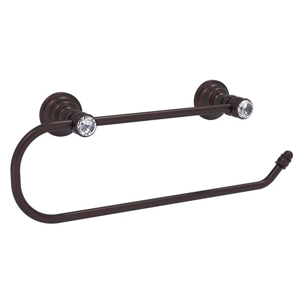 Allied Brass Metal Mounted Antique Bronze Paper Towel Holder CC25EWABZ RONA