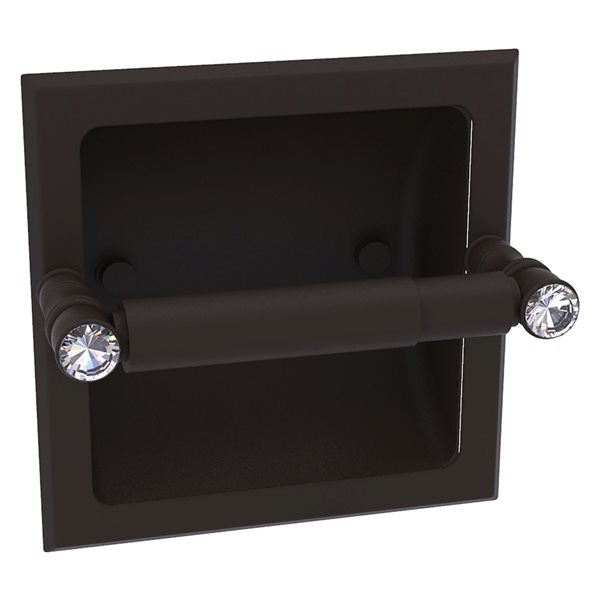 Allied Brass Carolina Crystal Oil Rubbed Bronze Recessed Double Post   330872441 MainImage 001 L 