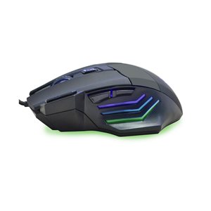 Dart Frog Wired RGB Laser Gaming Mouse - Black