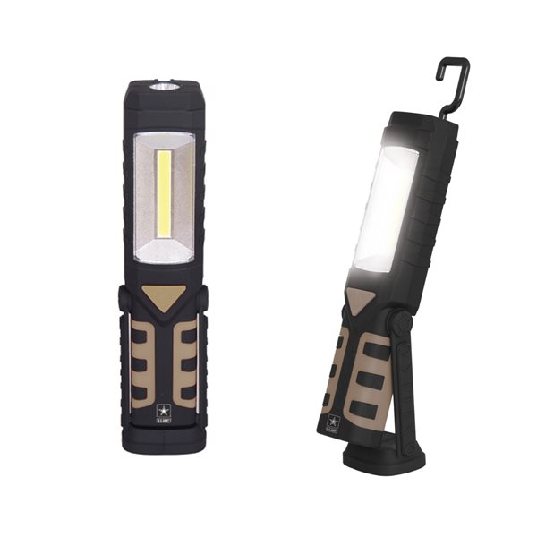 U.S. Army 1.2-volt 200 Led Power Tool Flashlight (Battery Included)