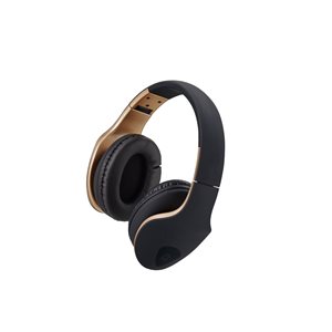 M Xpert DJ Headphones with Microphone Black on Gold