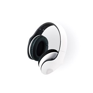 M Xpert DJ Headphones with Microphone Black on White
