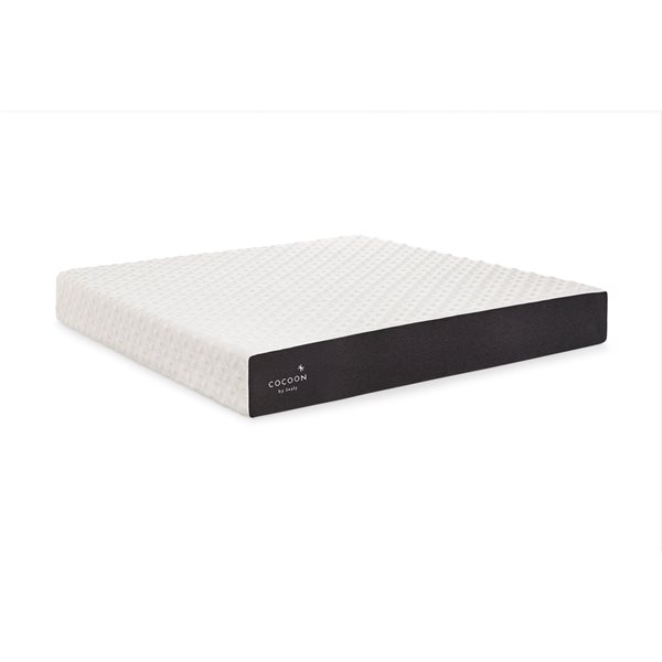 Matelas moelleux pour très grand lit Cocoon Classic de Cocoon by Sealy à mousse à mémoire de forme de 10 po