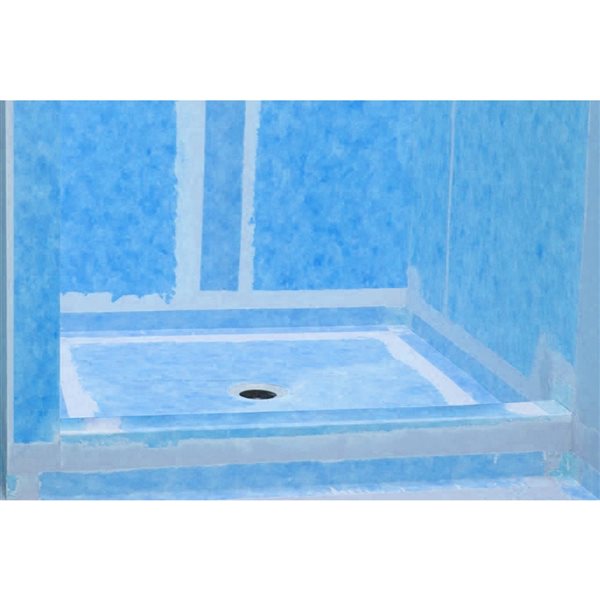 Tooltech Xpert 13-Sq. Ft. Blue Plastic Waterproofing Tile Membrane Fabric Band