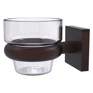 Allied Brass Montero Glass Votive Candle Holder in Venetian Bronze
