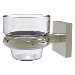 Allied Brass Montero Glass Votive Candle Holder in Polished Nickel