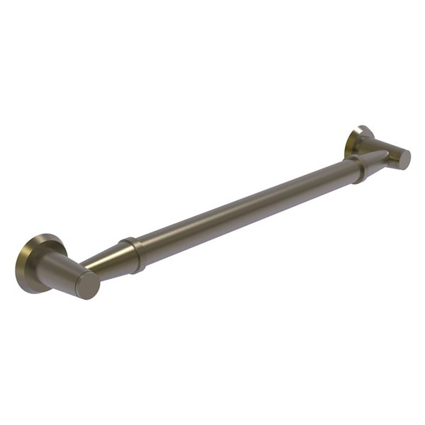 Allied Brass Modern Design 24-in Antique Brass Wall Mount (ADA Compliant) Grab Bar