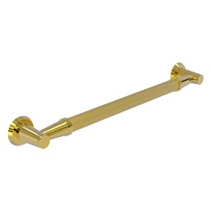 Allied Brass Modern Design 16-in Polished Brass Wall Mount Grab Bar (ADA Compliant)