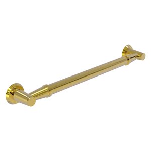Allied Brass Modern Design 16-in Polished Brass Wall Mount (ADA Compliant) Grab Bar