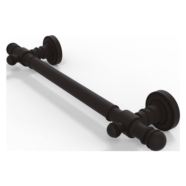 Allied Brass Dottingham 16-in Oil Rubbed Bronze Wall Mount Grab Bar (ADA Compliant)