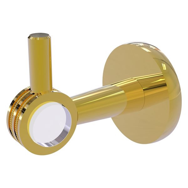 Allied Brass Clearview Polished Brass Simple Towel Hook