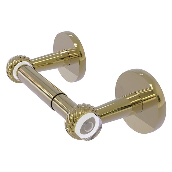 Allied Brass Clearview Wall Mount Unlacquered Brass Double Post Toilet   330874229 MainImage 001 L 