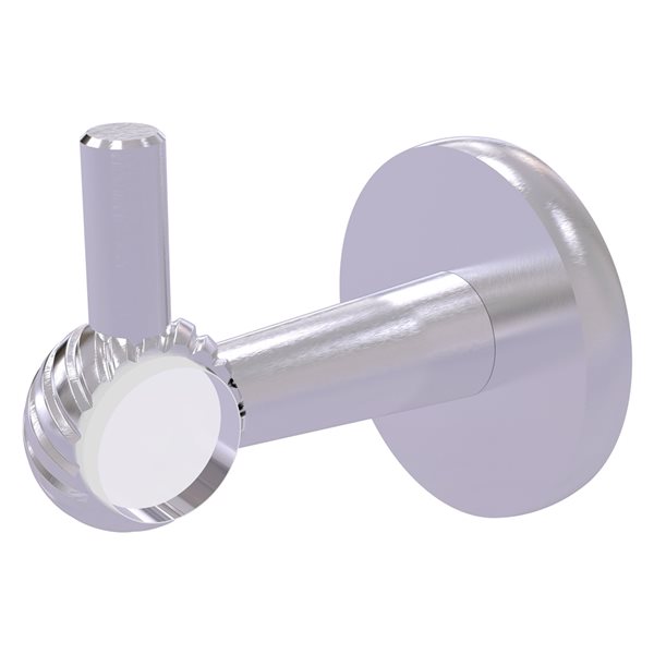 Allied Brass Clearview Satin Nickel 1-Hook Towel Hook