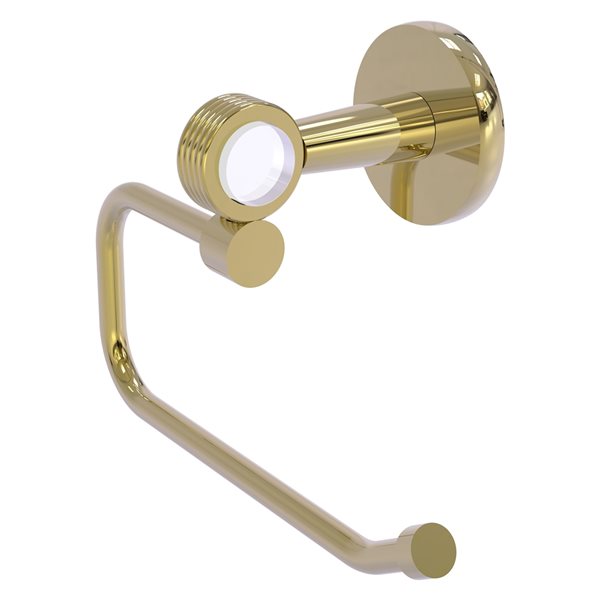 Allied Brass Clearview Unlacquered Brass Toilet Paper Holder