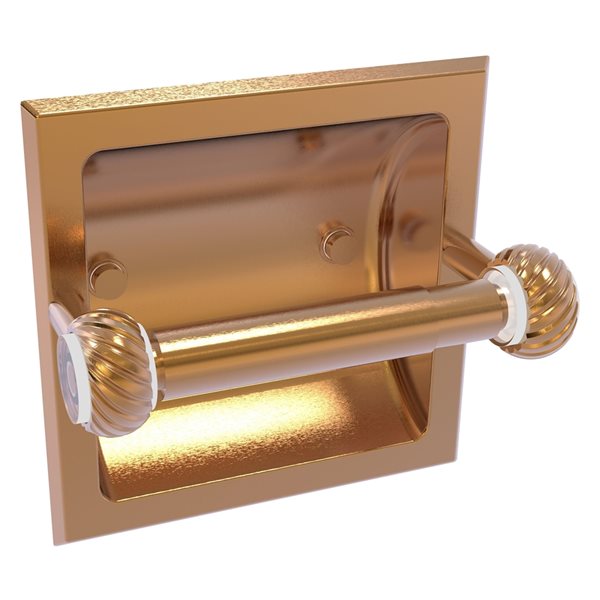 Allied Brass Clearview Brushed Bronze Double Post Recessed Toilet Paper   330874501 MainImage 001 L 