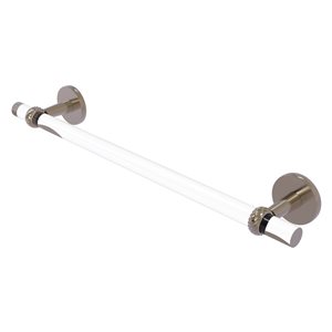 Allied Brass Clearview 36-in Wall Mount Single Towel Bar in Antique Pewter