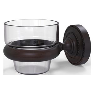 Allied Brass 1 Candle Dottingham Glass Votive Candle Holder - Venetian Bronze
