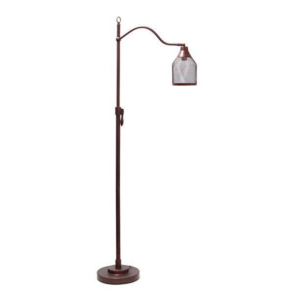 Lalia Home Studio Loft 60-in Red Bronze Standard Floor Lamp