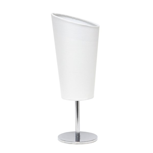 Simple Designs 12.6-in Incandescent On/Off Switch Standard Table Lamp ...