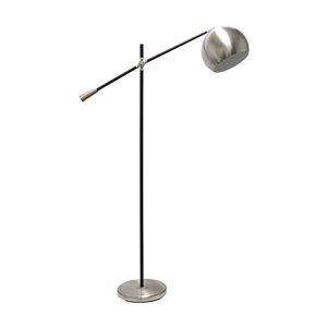 Lalia Home Studio Loft 59-in Brushed Nickel Standard Floor Lamp