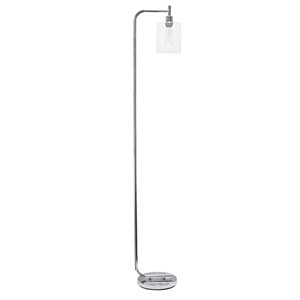 Simple Designs 67-in Chrome Standard Floor Lamp