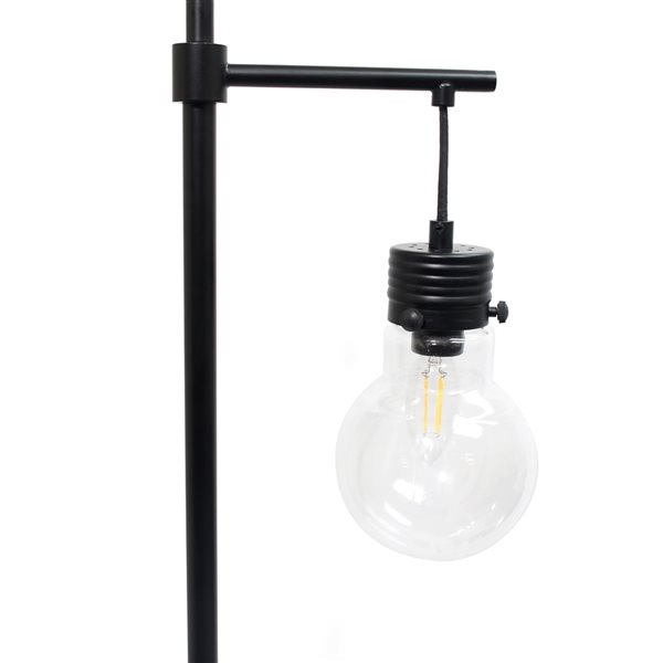 Lalia Home Barnlitt 60-in Black Standard Floor Lamp