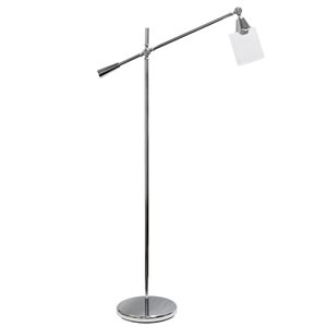 Lalia Home Studio Loft 56-in Chrome Standard Floor Lamp