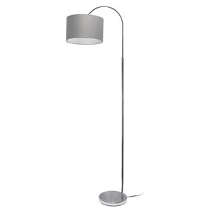 Simple Designs 66-in Grey Standard Floor Lamp