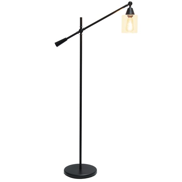 Lalia Home Studio Loft 56-in Black Standard Floor Lamp