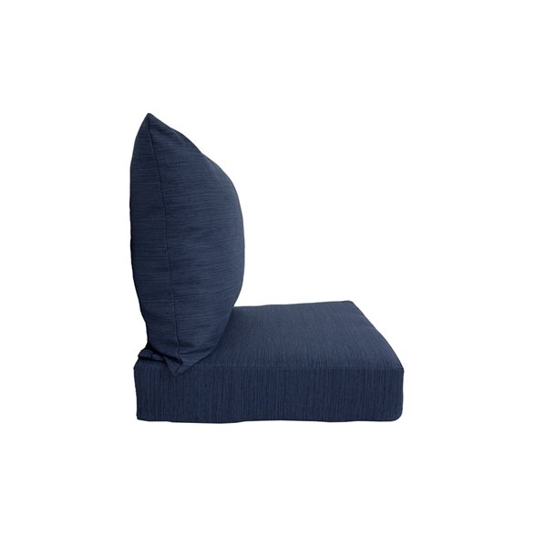 Coussin bleu pour chaise de patio profonde par Bozanto Inc. , 2 pièces