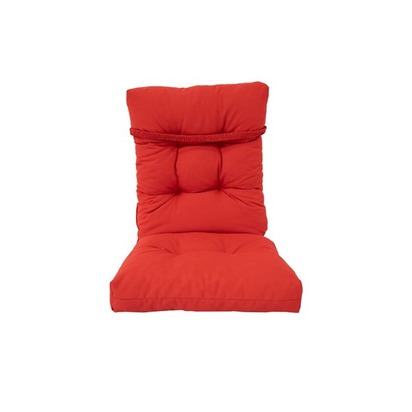 Bozanto High Back Patio Chair Cushion in Red 08 459 136 RONA