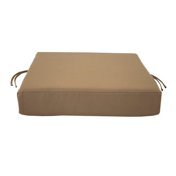 Coussin brun Bozanto Inc. pour chaise de patio