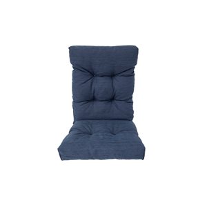 Bozanto Inc. High Back Patio Chair Cushion, in Blue