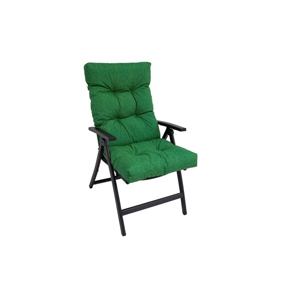 Coussin vert de chaise de patio à dossier haut de Bozanto Inc.
