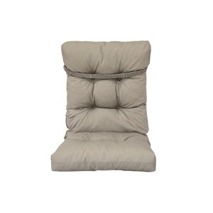 Coussin gris pour chaise de patio à dossier haut de Bozanto Inc.