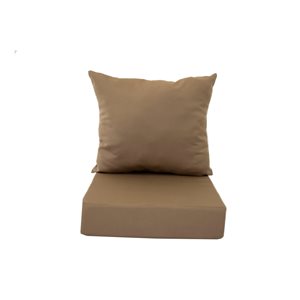 Bozanto Brown Deep Seat Patio Chair Cushion