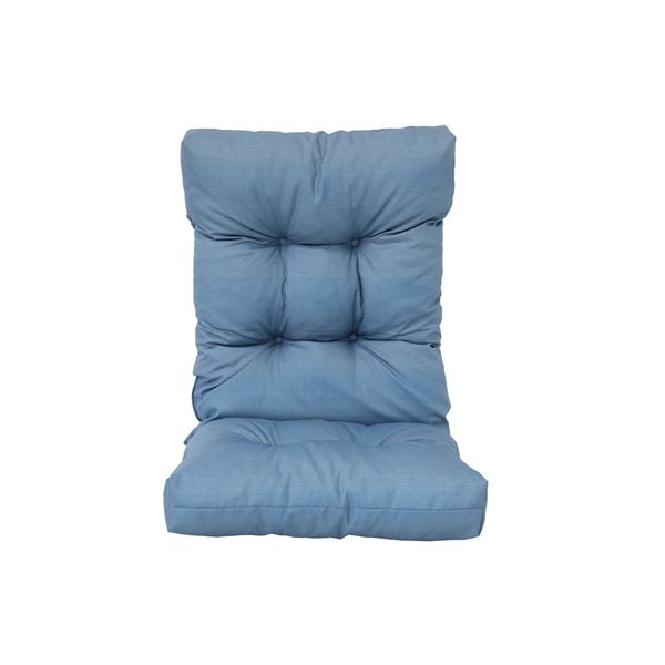 Bozanto High Back Blue Patio Chair Cushion