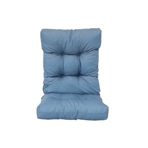 Bozanto High Back Blue Patio Chair Cushion