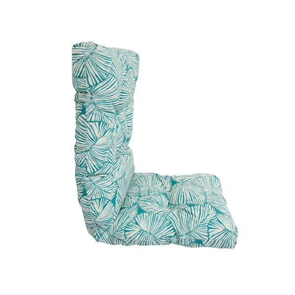 Bozanto Teal High Back Patio Chair Cushion