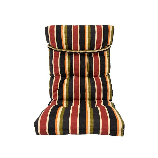 Bozanto Multi-colored High Back Patio Chair Cushion