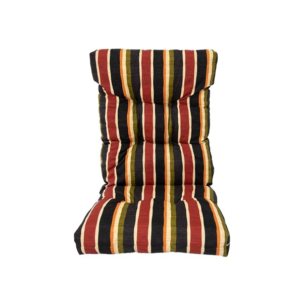 Bozanto Multi-colored High Back Patio Chair Cushion