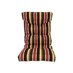 Coussin multicolore Bozanto Inc. pour chaise de patio à dossier haut