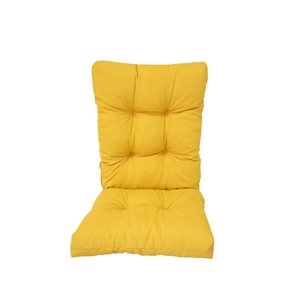 Bozanto High Back Patio Chair Yellow Cushion