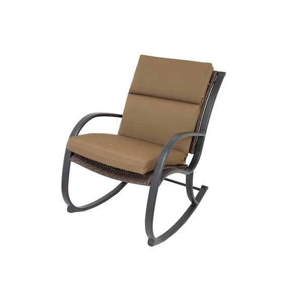 Bozanto Brown High Back Patio Chair Cushion