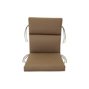 Coussin Bozanto Inc. marron pour chaise de patio à dossier haut